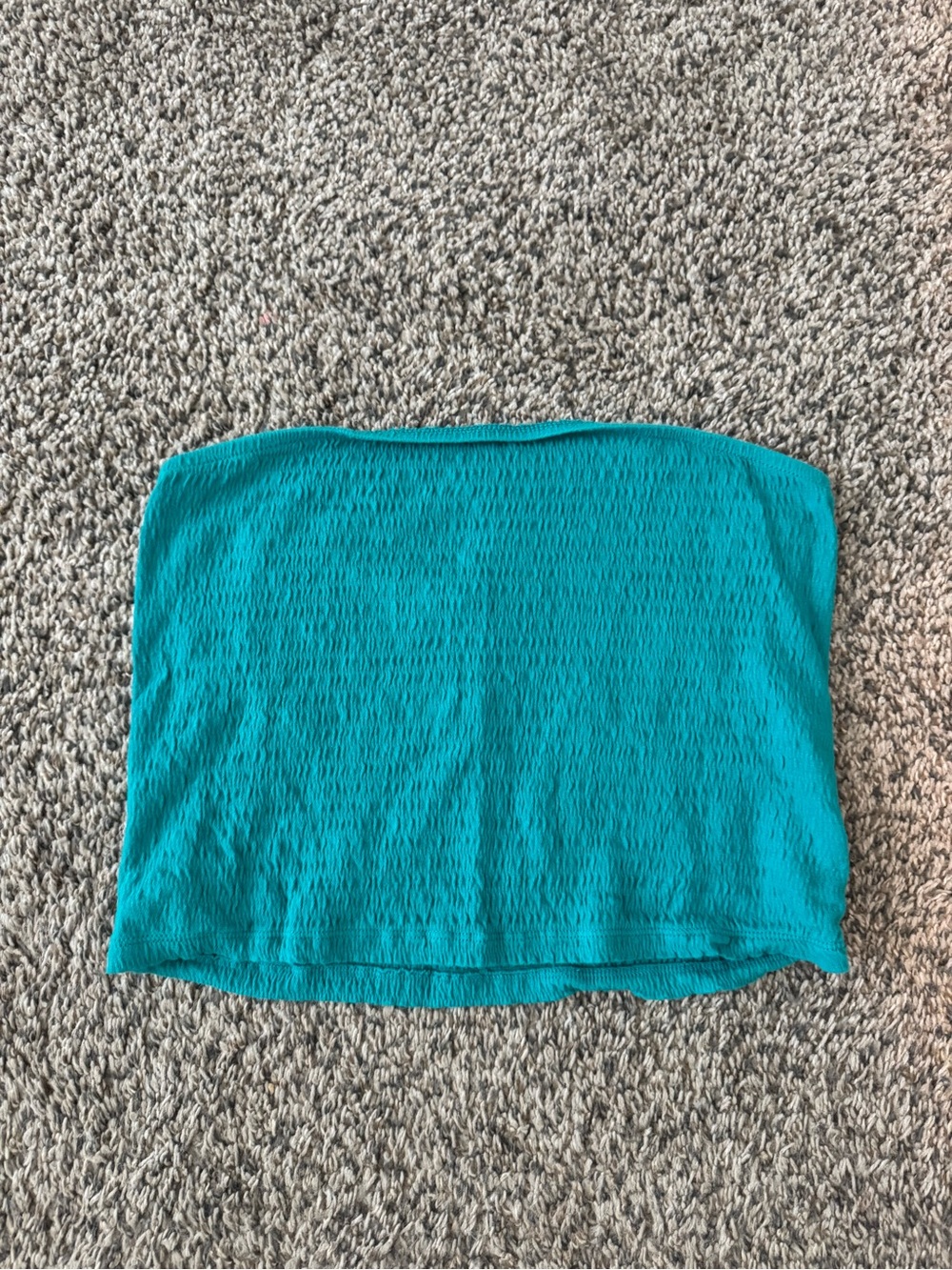 American Eagle Outfitters Teal Tube Top